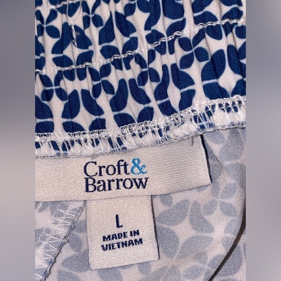 Croft & Barrow Drawstring Shorts   Women L 5” Inseam Classic Fit Tennis Golf - Picture 3 of 8